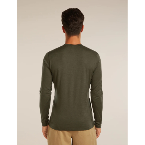 Maglia tecnica lana merino uomo M 200 Oasis LS Crewe icebreaker  - Icebreaker - Maglie tecniche outdoor