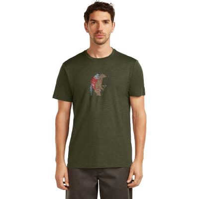 T-shirt lana merino uomo M 150 Tech Lite SS Tee Bear Catch icebreaker  - Icebreaker - Maglie tecniche outdoor 2